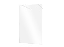 Besco Aveo Duo 140x195 AVD-140-195C chromowana kabina prysznicowa typu Walk-In