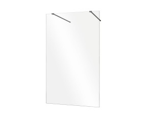 Besco Aveo Black Duo 100x195 ADB-100-195C czarna kabina prysznicowa typu Walk-In