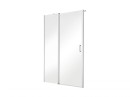 Besco Exo-C 110x190 EC-110-190C chromowane uchylne drzwi do wnęki prysznicowe