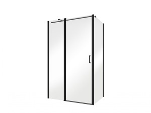 Besco Exo-CH Black 80x190 PCH-8B-190C uniwersalny panel boczny do drzwi prysznicowych EXO-C i H Black