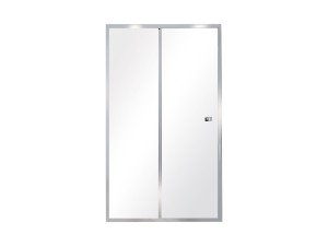 Besco Duo Slide 110x195 DDS-110 chromowane przesuwne drzwi do wnęki prysznicowej