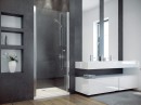 Besco Sinco 80x195 DS-80 chromowane drzwi do wnękowej kabiny prysznicowej