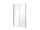 Besco Sinco Duo 80x195 DSD-80 chromowane wahadłowe drzwi do wnękowej kabiny prysznicowej