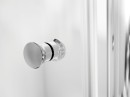 Besco Sinco Duo 90x195 DSD-90 chromowane wahadłowe drzwi do wnękowej kabiny prysznicowej