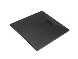 Besco Vexo Black 90x90 BVB-90-90-K czarny kompozytowy brodzik prysznicowy