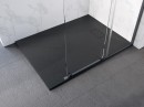 Besco Vexo Black 150x90 BVB-150-90-P czarny kompozytowy brodzik prysznicowy