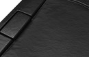 Besco Axim Ultraslim Stone Effect New 80x80 #BAX-80-KWCN czarny kompozytowy kwadratowy brodzik prysznicowy