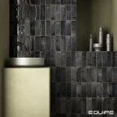 Equipe Hanoi Arco Black Ash 6,5x20 płytki cegiełki rustykalne dekoracyjne