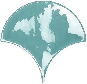 APE/Carmen Memories Smiles Acqua 12x12,5 płytki dekoracyjne rybia łuska