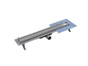 Besco Virgo Basic 90 OL-90-VB chromowany odpływ liniowy dwustronny