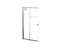 Besco Easy Slide 100x150 PES-2S chromowany przesuwny parawan nawannowy