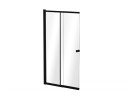 Besco Easy Slide Black 100x150 PESB-2S czarny przesuwny parawan nawannowy