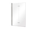 Besco Lumix 100x145 PL-2S chromowany wahadłowy parawan nawannowy