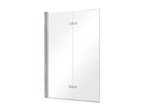 Besco Lumix 100x145 PL-2S chromowany wahadłowy parawan nawannowy