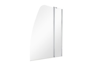 Besco Avis 120x145 PAV-2S chromowany zaokrąglony parawan nawannowy