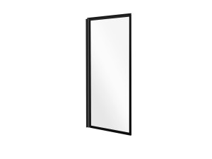 Besco Enzo 70x140 PEB-1S czarny wahadłowy parawan nawannowy