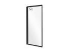 Besco Enzo 70x140 PEB-1S czarny wahadłowy parawan nawannowy