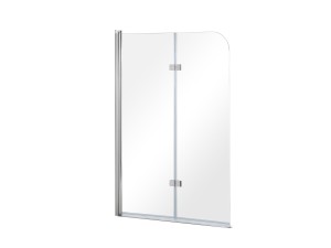 Besco Avigo 100x145 PNA-2S chromowany dwuskrzydłowy parawan nawannowy