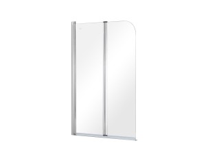 Besco Prime 2 90x140 PNP-2S chromowany wahadłowy parawan nawannowy dwuskrzydłowy