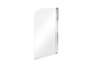 Besco Ambition 1 75x130 PA-1S-CZ chromowany jednoskrzydłowy parawan nawannowy