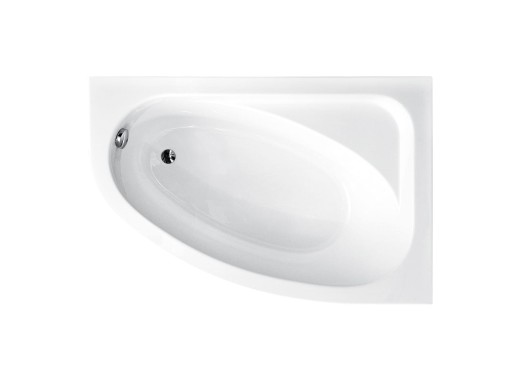 Besco Cornea Comfort Prawa 150x100 #WAC-150-NP akrylowa asymetryczna wanna do zabudowy