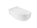 Besco Cornea Comfort Lewa 150x100 #WAC-150-NL akrylowa asymetryczna wanna do zabudowy