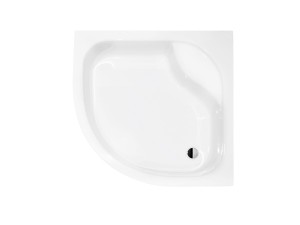 Besco Diper I 90x90x24 #BAD-90-NK akrylowy głęboki półokrągły brodzik prysznicowy