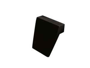 Besco Modern Black ZWMB zagłówek do wanny czarny