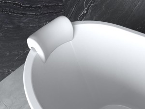 Besco Milo ZWML zagłówek do wanny na przyssawkach biały