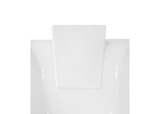 Besco Talia ZWT zagłówek na przyssawkach do wanny biały