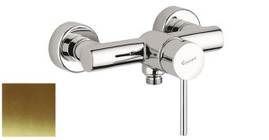 Emmevi Rubinetterie Piper 45002OR bateria prysznicowa ścienna jednouchwytowa złota