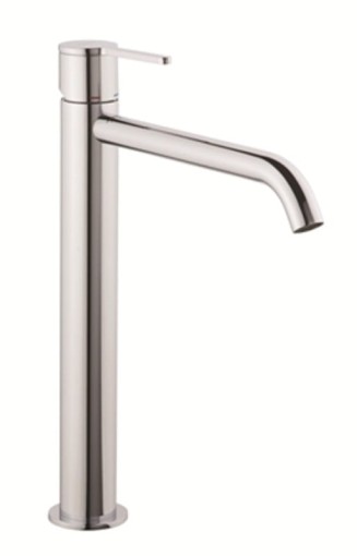 Emmevi Rubinetterie Filo 85003BIGCR chromowana wysoka stojąca bateria umywalkowa jednouchwytowa