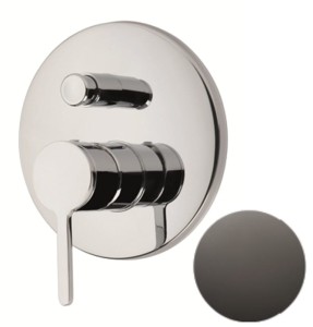 Emmevi Rubinetterie Filo 85019GF grafitowa 2-drożna bateria podtynkowa