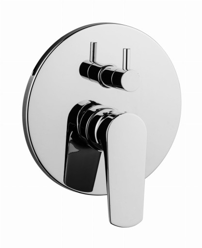 Emmevi Rubinetterie Nicla 89029CR chromowana 3-drożna bateria podtynkowa