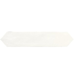 APE/Carmen Switch Off White Matt 4,3x24,3 płytki ścienne cegiełki sześciokątne 