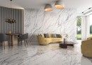 Arklam Lilac Polished 6 mm 120x300 płytki gresowe wielkoformatowe imitujące marmur