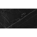 Arklam Negro Marquina Polished 6 mm 100x300 płytki gresowe wielkoformatowe imitujące czarny marmur