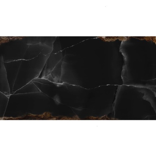 Arklam Onice Black Polished 6 mm 120x300