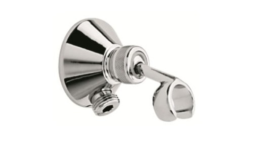 Emmevi Rubinetterie C06935CR chromowany uchwyt punktowy do słuchawki