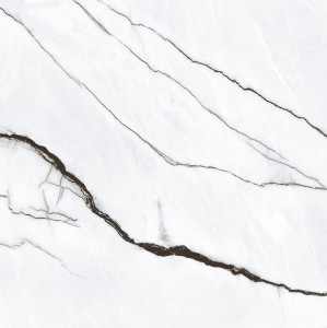 Magnifica Marquina Blanco 120x120 płytki gresowe imitujące marmur