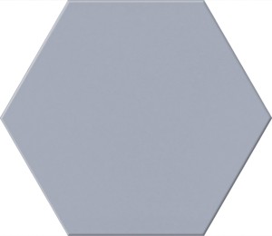 Emil Ceramica Sixty Small Esagona Cielo Silktech 21x18,2 EKMX gresowe płytki heksagonalne