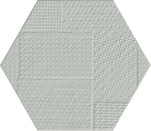 Emil Ceramica Sixty Small Esagona Timbro Salvia Silktech 21x18,2 EKN6 gresowe płytki heksagonalne