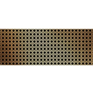 Tubądzin Sophisticated Gleam Gold Dekor Połysk 32,8x89,8 płytki ścienne