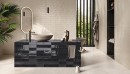 Emil/Ergon Ceramica Abacus Carbone Lux 7,5x20 ELGR płytki ścienne imitujące beton