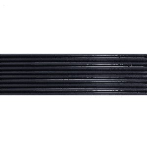 Emil/Ergon Ceramica Abacus Carbone Plissè Lux 7,5x20 ELHD ryflowane płytki ścienna