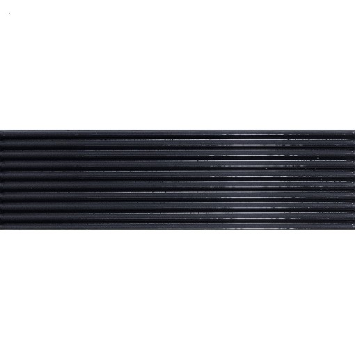 Emil/Ergon Ceramica Abacus Carbone Plissè Lux 7,5x20 ELHD ryflowane płytki ścienna