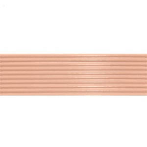Emil/Ergon Ceramica Abacus Cipria Plissè Lux 7,5x20 ELHJ ryflowane płytki ścienna