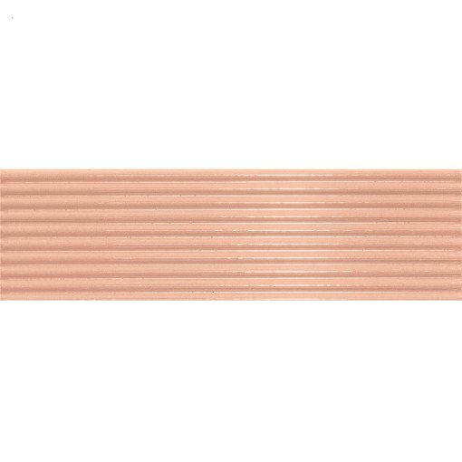 Emil/Ergon Ceramica Abacus Cipria Plissè Lux 7,5x20 ELHJ ryflowane płytki ścienna
