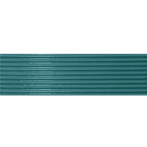 Emil/Ergon Ceramica Abacus Petrolio Plissè Lux 7,5x20 ELHL ryflowane płytki ścienna