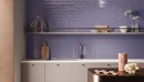 Emil/Ergon Ceramica Abacus Lavenda Plissè Lux 7,5x20 ELHM ryflowane płytki ścienna